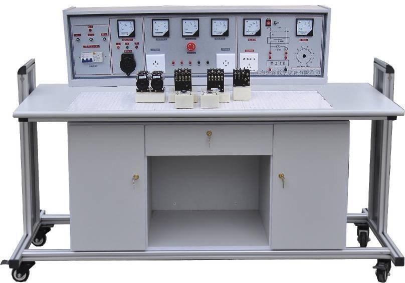 這一款是上海振霖教學(xué)設(shè)備公司生產(chǎn)的ZLCB-801型電工電子實(shí)驗(yàn)臺(tái)。